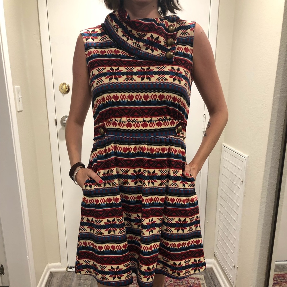 ModCloth Coach Tour Dress Size L
